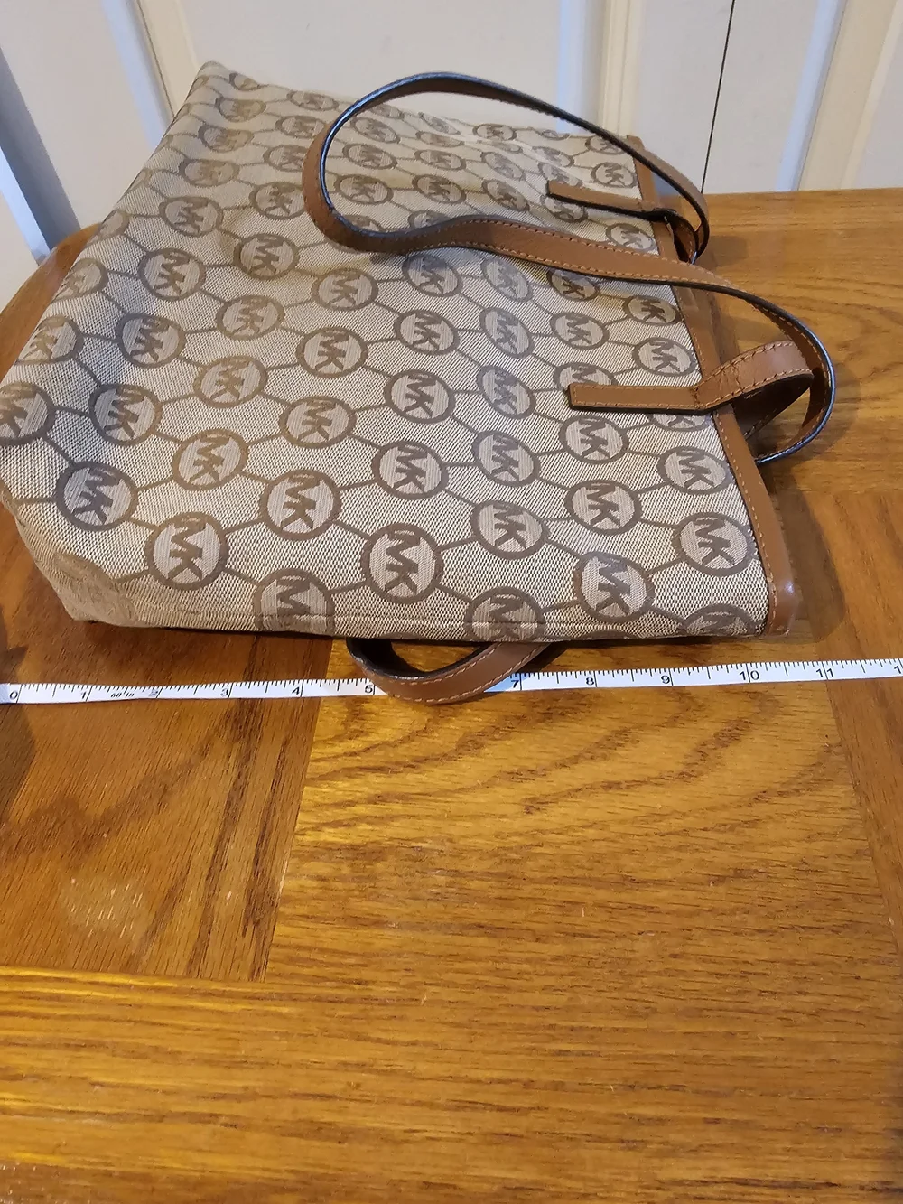 Michael Kors Brown Logo Tote Bag